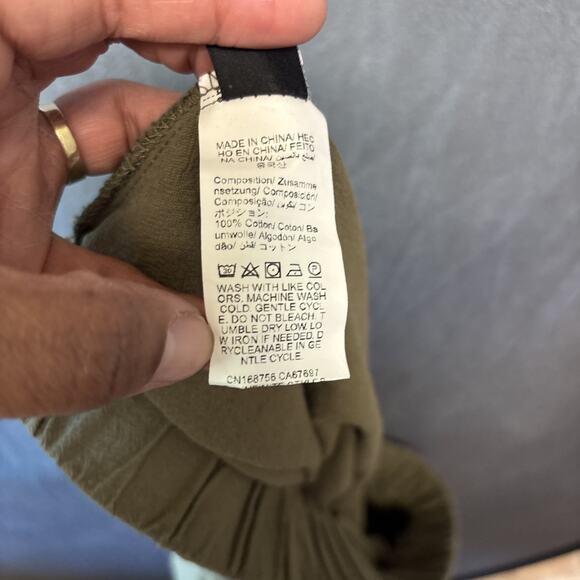 Shein Curve Women's Army Green Pull On Shorts Mom High Waist Casual Size 2XL - Picture 9 of 10